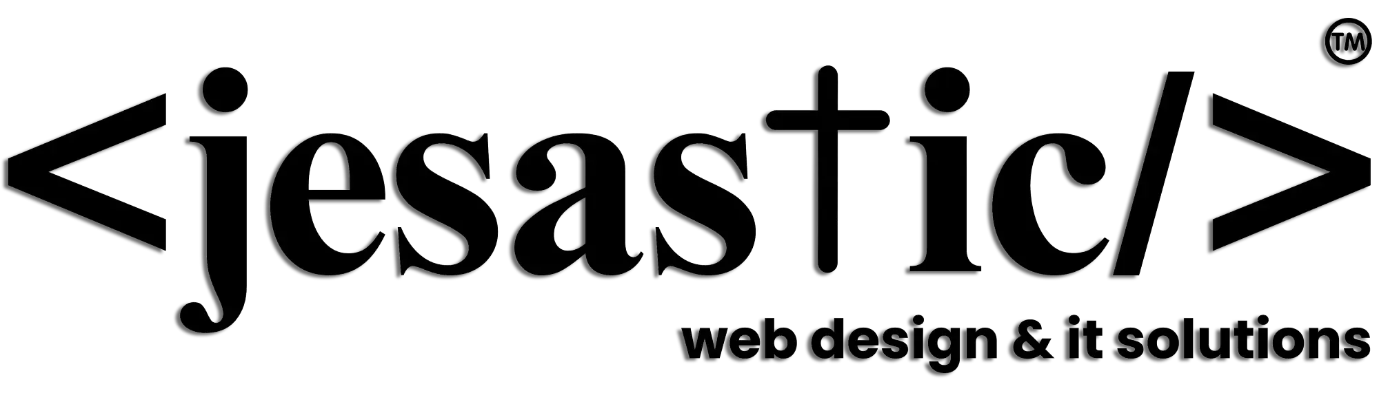 Jesastic Web Design and IT Solutions Logo Black